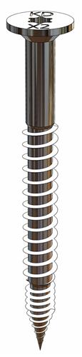 RVS renovatieschroef voor regels op sandwichpanelen 5,5×55 mm – T-20 – 200 stuks