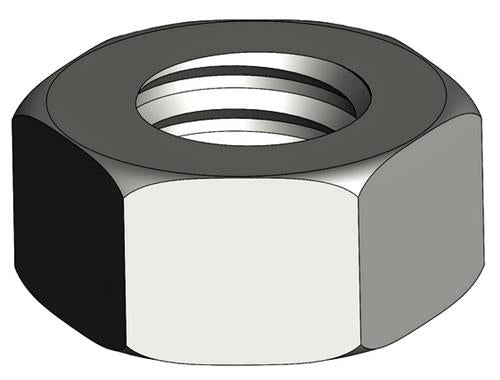 Zeskantmoer DIN 934 RVS A2 M10 - 200 stuks