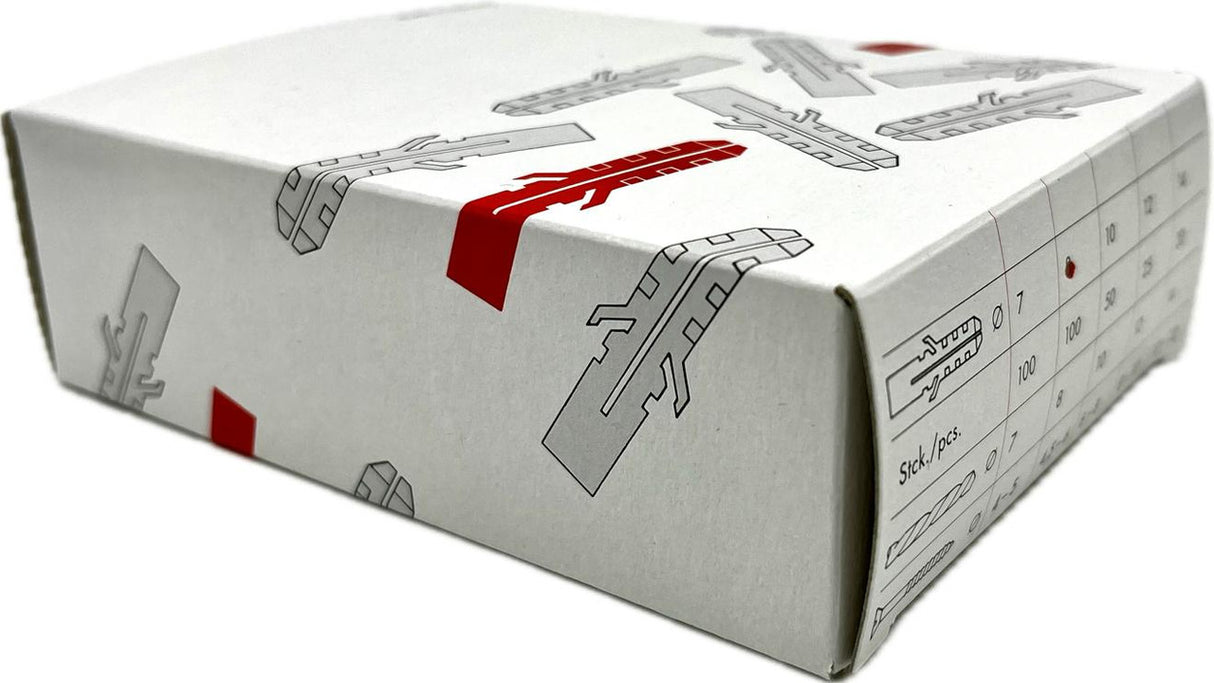 Plug van Nylon PA6 zonder kraag 12x60mm - Extra stevige plug