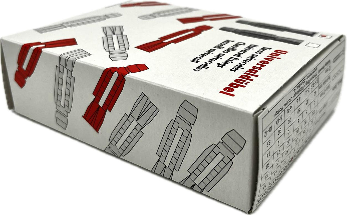 Universele plug van Nylon PA6 met kraag 10x60mm - Robuuste plug