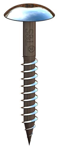 HPL gevelschroef 4,8x38 mm RVS A2 TE60 - VZ anti-spleetcorrosie - T-20 - 100 stuks
