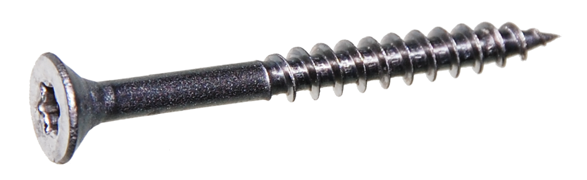 Platkop spaanplaatschroef deeldraad 6.0x80/48 Torx-25, RVS A2