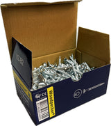 Multifunctionele houtschroef 8,0x80/48 - deeldraad, verzinkt staal, Torx 40, platverzonken kop