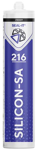 Seal-it® 216 Silicon zwart- 310ml koker
